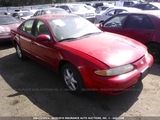 1G3NF52EXXC384677 - 1999 OLDSMOBILE ALERO GLS 红色 照片 1