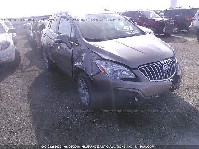 KL4CJESB4EB772903 - 2014 BUICK ENCORE GRAY photo 6