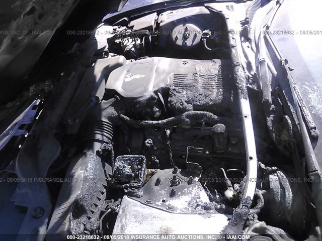 1LNHM87A65Y628265 - 2005 LINCOLN LS BLACK photo 10