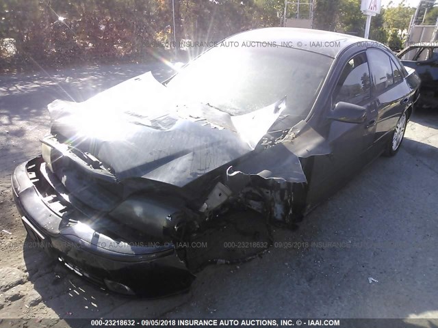 1LNHM87A65Y628265 - 2005 LINCOLN LS BLACK photo 2
