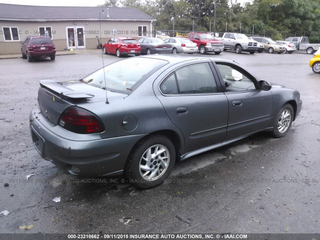 1G2NE52F54C203061 - 2004 PONTIAC GRAND AM SE GREEN photo 4