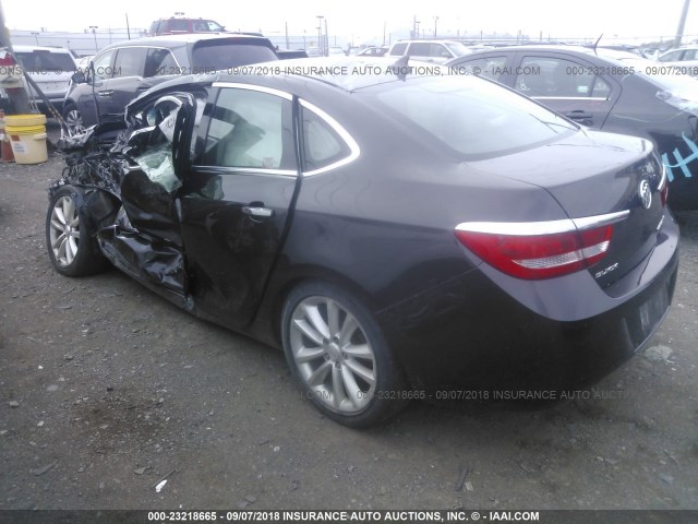 1G4PP5SK1D4166611 - 2013 BUICK VERANO BLACK photo 3