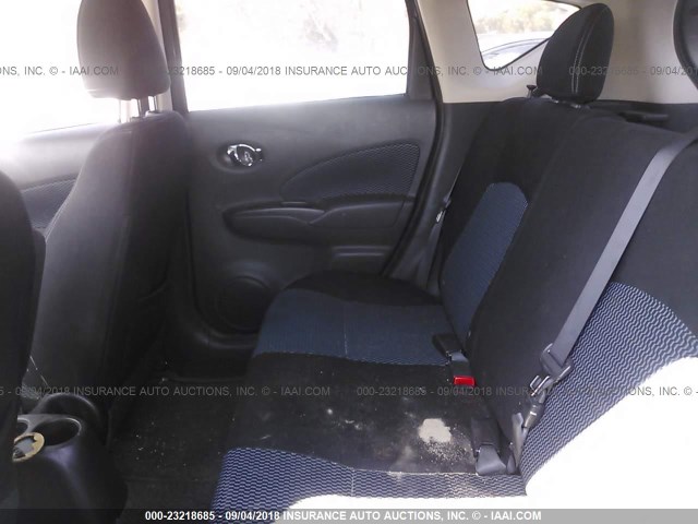 3N1CE2CP7FL424406 - 2015 NISSAN VERSA NOTE S/S PLUS/SV/SL/SR GRAY photo 8