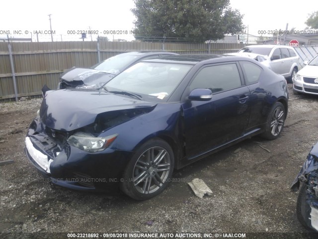 JTKJF5C70C3043340 - 2012 TOYOTA SCION TC 蓝色 照片 2