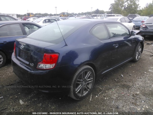 JTKJF5C70C3043340 - 2012 TOYOTA SCION TC 蓝色 照片 4