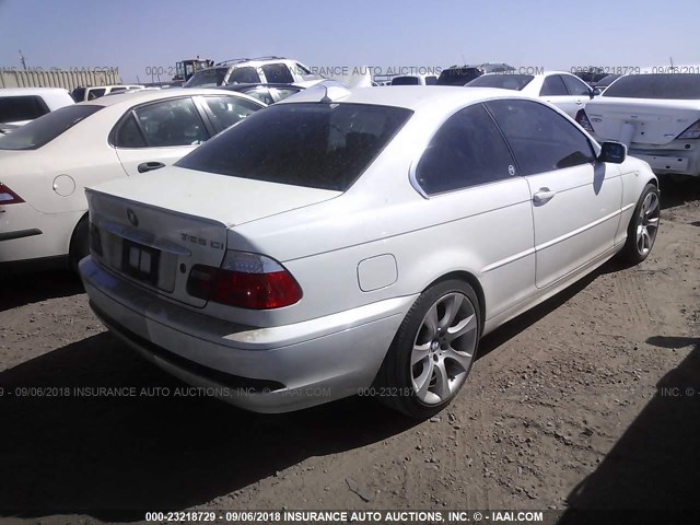 WBABV13444JT22491 - 2004 BMW 325 CI SULEV WHITE photo 4