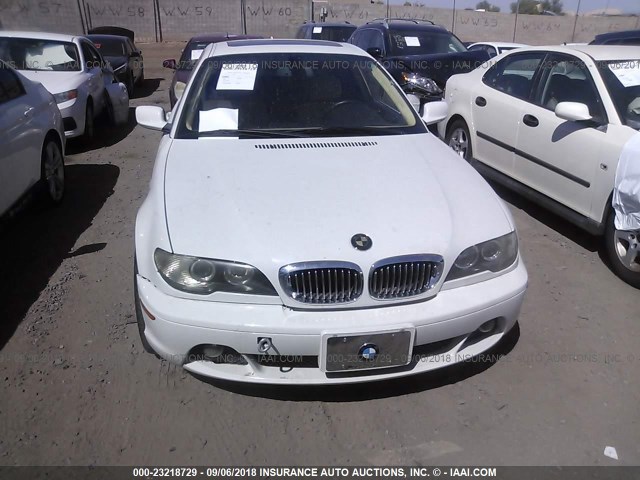 WBABV13444JT22491 - 2004 BMW 325 CI SULEV WHITE photo 6