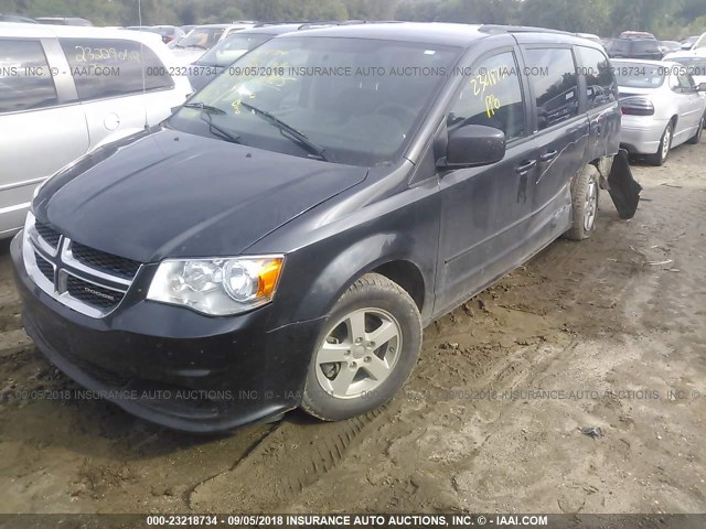 2D4RN3DG6BR792247 - 2011 DODGE GRAND CARAVAN MAINSTREET GRAY photo 2