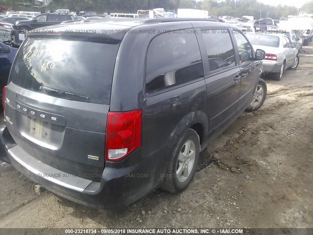 2D4RN3DG6BR792247 - 2011 DODGE GRAND CARAVAN MAINSTREET GRAY photo 4