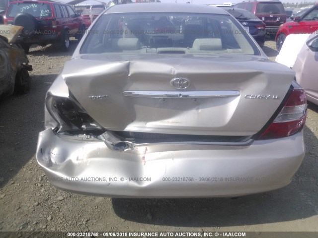 4T1BE30K73U719042 - 2003 TOYOTA CAMRY LE/XLE/SE Алтын фото 6