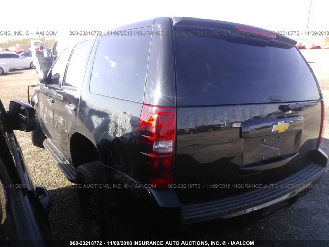 1GNLC2E00ER210164 - 2014 CHEVROLET TAHOE POLICE BLACK photo 3