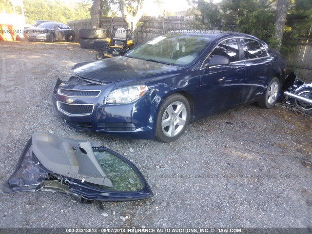 1G1ZB5E12BF301653 - 2011 CHEVROLET MALIBU LS 蓝色 照片 2