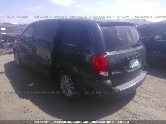 2C4RDGCG6DR771734 - 2013 DODGE GRAND CARAVAN SXT GRAY photo 3