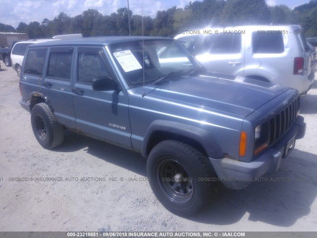 1J4FN28S5XL567076 - 1999 JEEP CHEROKEE SE BLUE photo 1