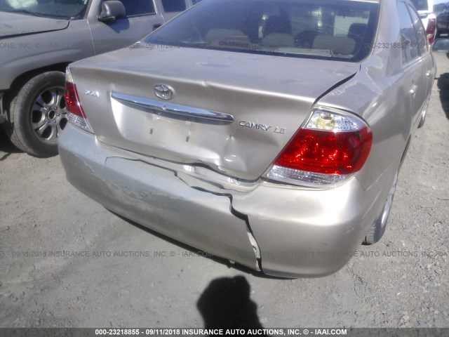 4T1BE32K55U634491 - 2005 TOYOTA CAMRY LE/XLE/SE Алтын фото 6
