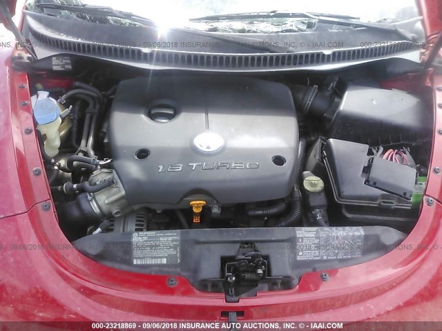 3VWDD21C6YM448937 - 2000 VOLKSWAGEN NEW BEETLE GLX 红色 照片 10