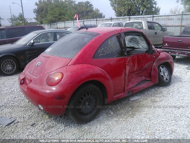 3VWDD21C6YM448937 - 2000 VOLKSWAGEN NEW BEETLE GLX 红色 照片 4