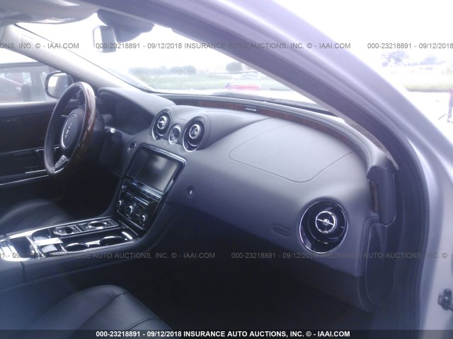 SAJWA1CZ8E8V67073 - 2014 JAGUAR XJ SILVER photo 5