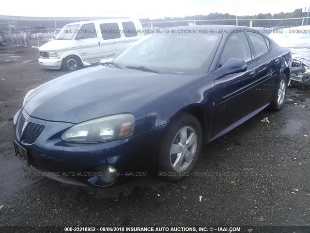 2G2WP582671158581 - 2007 PONTIAC GRAND PRIX BLUE photo 2
