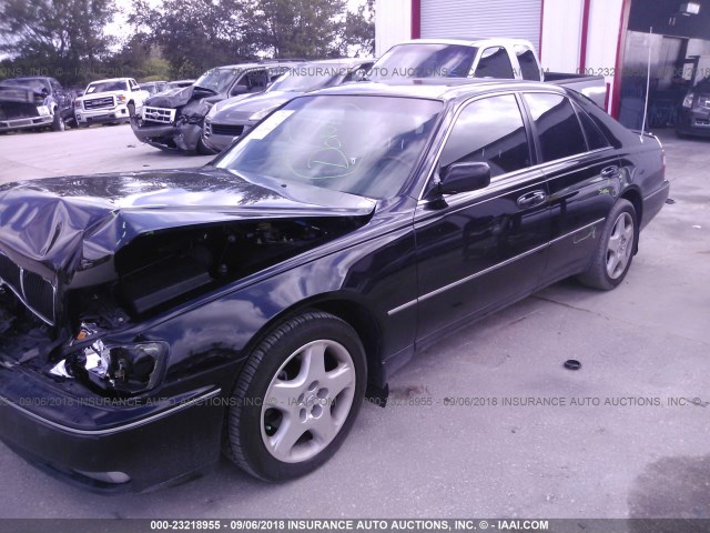 JNKBY31A1YM300966 - 2000 INFINITI Q45 T BLACK photo 2