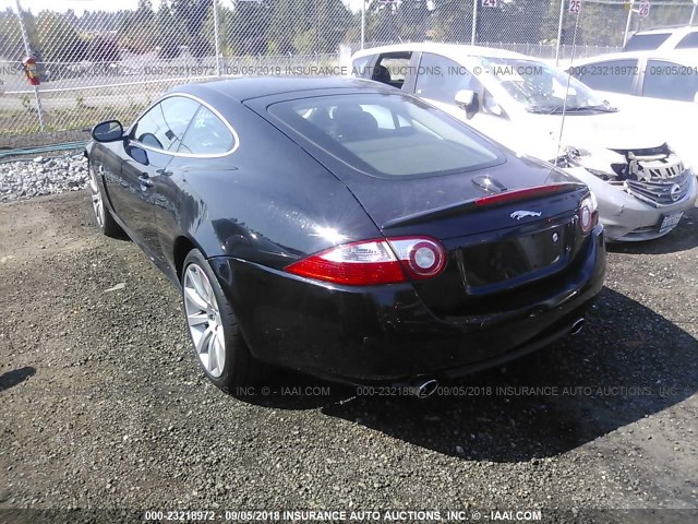 SAJWA43B875B12414 - 2007 JAGUAR XK BLACK photo 3