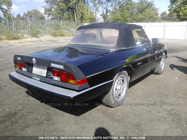 ZARBA5416G1037201 - 1986 ALFA ROMEO VELOCE 2000 SPIDER BLACK photo 4