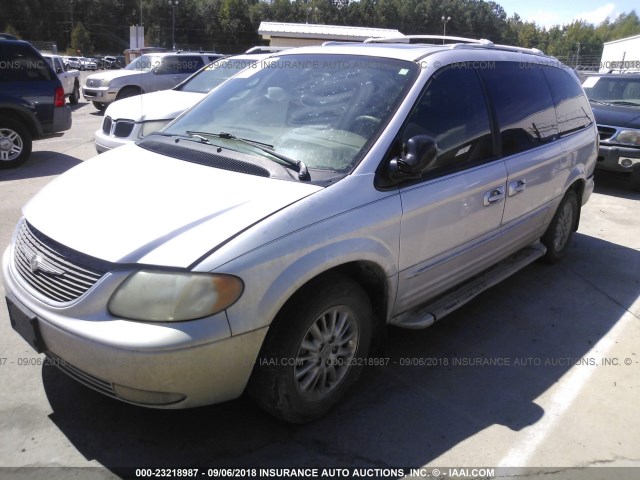 2C8GP64L03R132153 - 2003 CHRYSLER TOWN & COUNTRY LIMITED SILVER photo 2