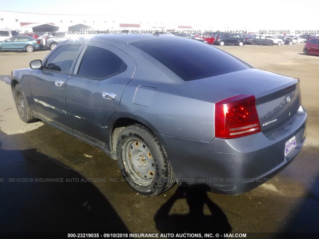 2B3KA43G97H718952 - 2007 DODGE CHARGER SE/SXT GRAY photo 3