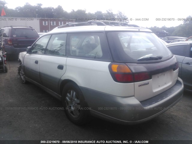4S3BH675247622599 - 2004 SUBARU LEGACY OUTBACK AWP 白色 照片 3