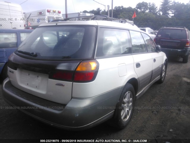 4S3BH675247622599 - 2004 SUBARU LEGACY OUTBACK AWP 白色 照片 4