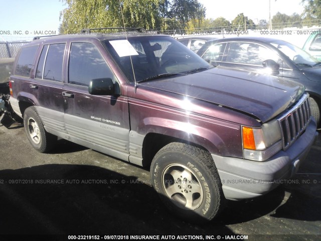 1J4GZ58SXVC753283 - 1997 JEEP GRAND CHEROKEE LAREDO/TSI MAROON photo 1