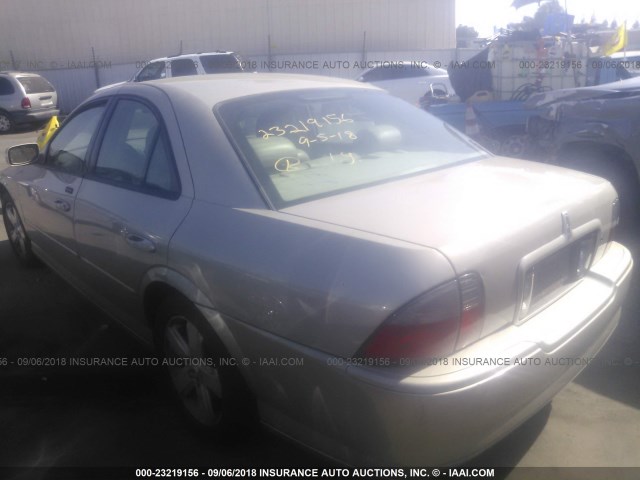 1LNFM87A46Y622022 - 2006 LINCOLN LS GOLD photo 3