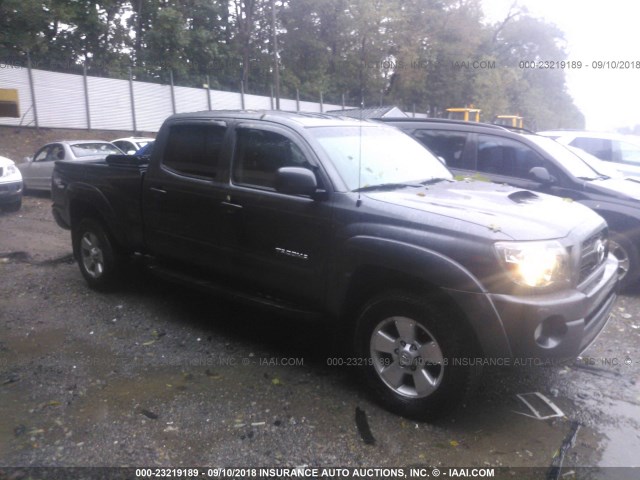 3TMMU4FN8BM029181 - 2011 TOYOTA TACOMA DOUBLE CAB LONG BED BLACK photo 1