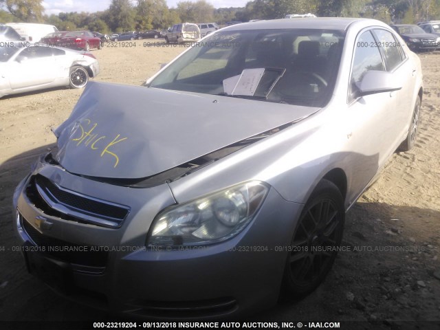 1G1ZH57B28F181821 - 2008 CHEVROLET MALIBU 1LT 银色 照片 2