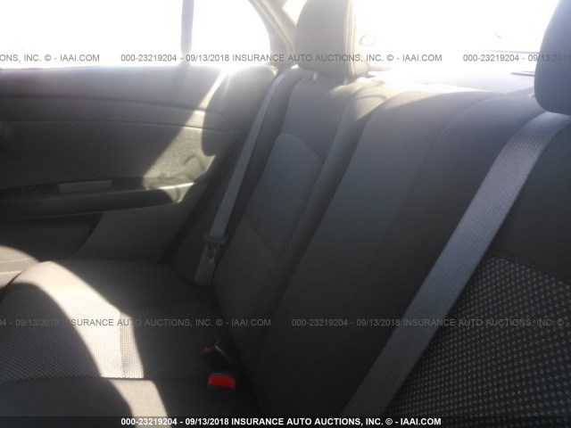 1G1ZH57B28F181821 - 2008 CHEVROLET MALIBU 1LT 银色 照片 8