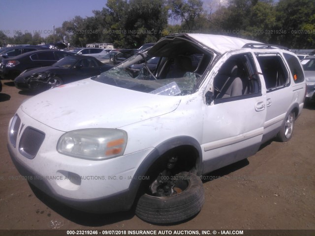 1GMDV33LX5D182053 - 2005 PONTIAC MONTANA SV6 WHITE photo 2