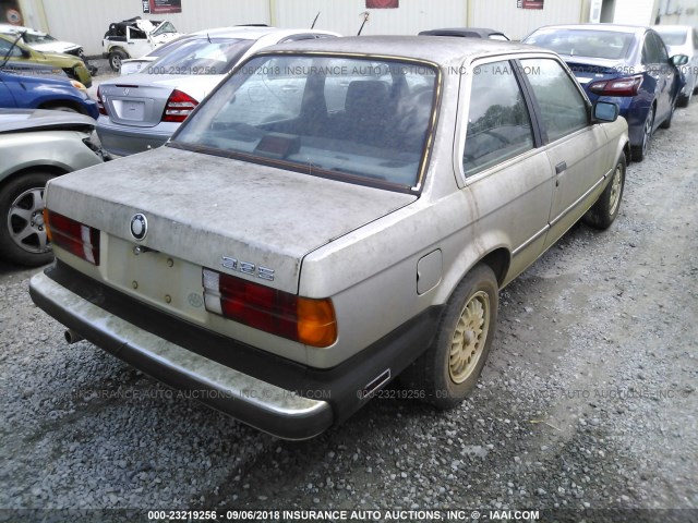 WBAAB5403G9675558 - 1986 BMW 325 E TAN photo 4