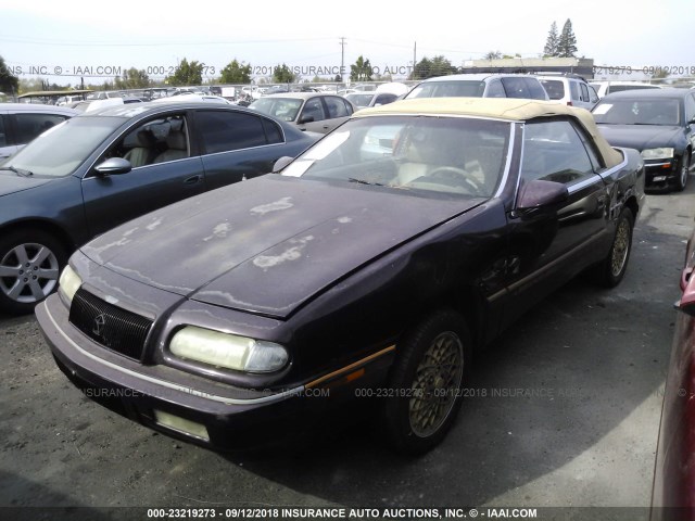 1C3EU4532RF129473 - 1994 CHRYSLER LEBARON GTC/LX PURPLE photo 2