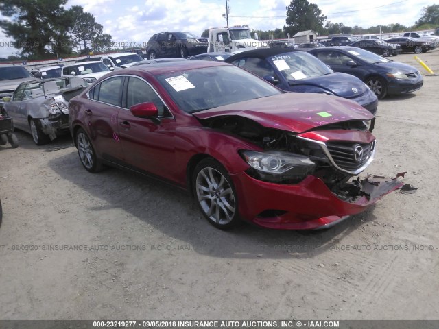 JM1GJ1W50F1205325 - 2015 MAZDA 6 GRAND TOURING RED photo 1