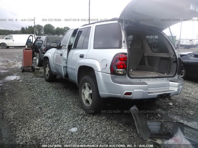 1GNDS13S272140748 - 2007 CHEVROLET TRAILBLAZER LS/LT GRAY photo 3