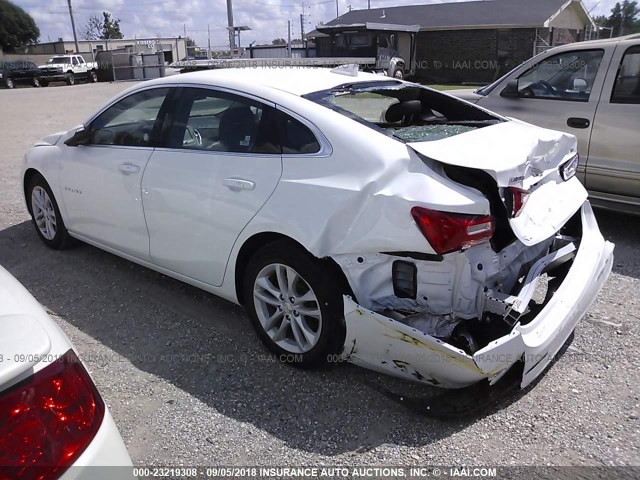 1G1ZD5ST2JF232364 - 2018 CHEVROLET MALIBU LT WHITE photo 3