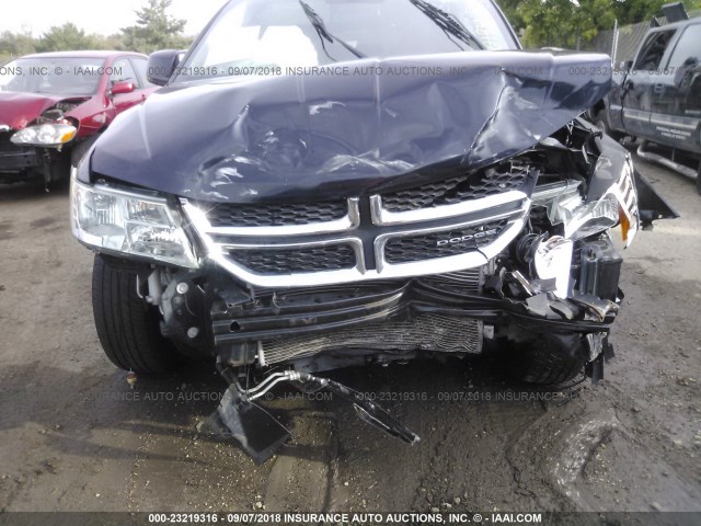 3D4PG1FG5BT506078 - 2011 DODGE JOURNEY MAINSTREET BLUE photo 6