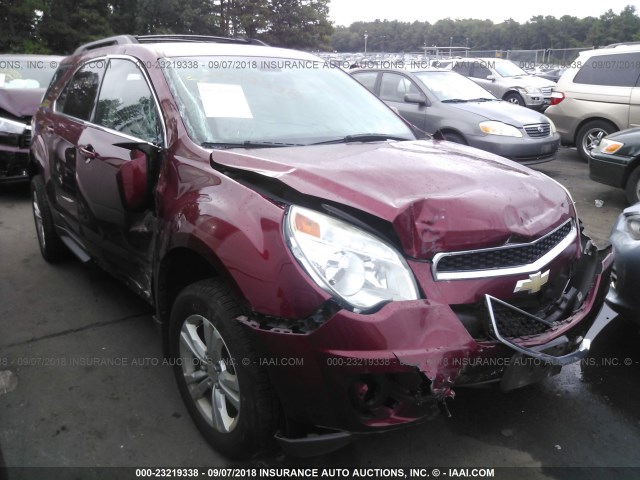 2CNFLEEC8B6384441 - 2011 CHEVROLET EQUINOX LT RED photo 1