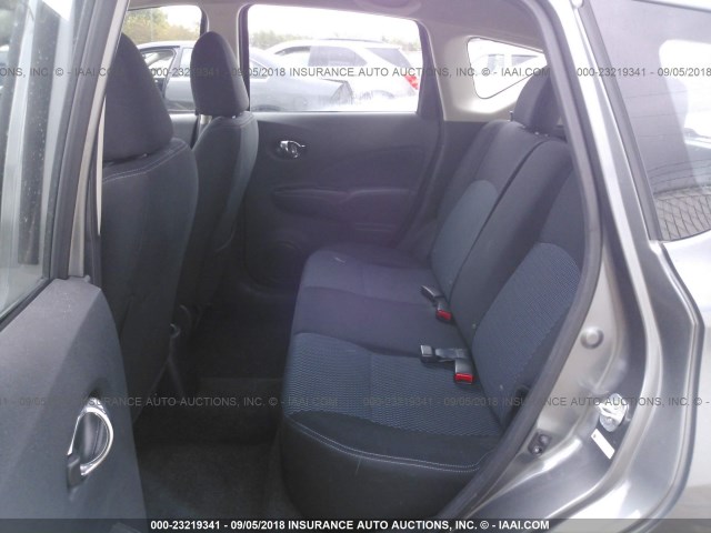 3N1CE2CP0GL405326 - 2016 NISSAN VERSA NOTE S/S PLUS/SV/SL/SR GRAY photo 8
