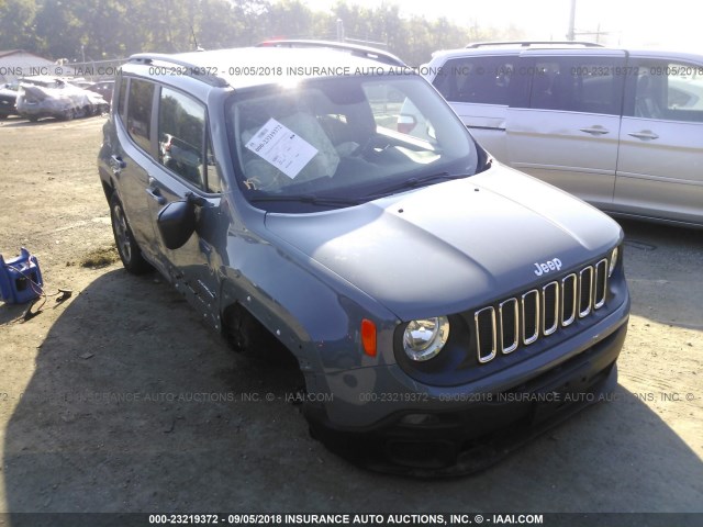 ZACCJBAB9HPF26297 - 2017 JEEP RENEGADE SPORT Կանաչ լուսանկար 1