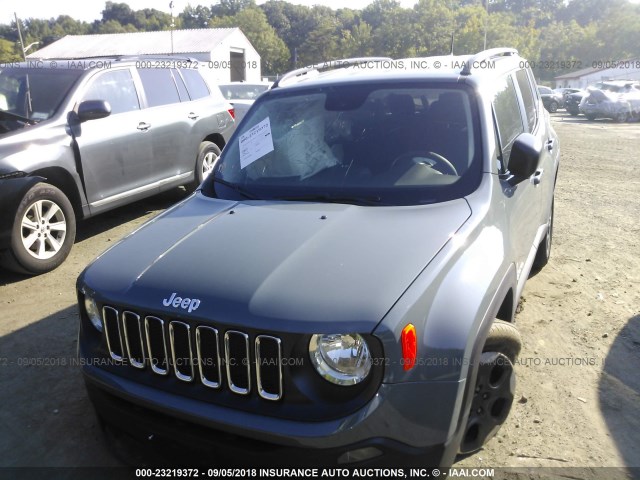 ZACCJBAB9HPF26297 - 2017 JEEP RENEGADE SPORT Կանաչ լուսանկար 2