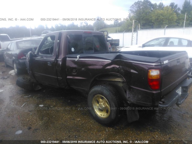 4F4YR12D33TM14253 - 2003 MAZDA B2300 MAROON photo 3