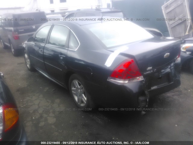 2G1WB5E33F1149416 - 2015 CHEVROLET IMPALA LIMITED LT GRAY photo 3