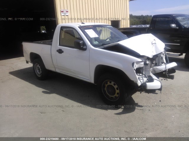 1GCCSBF9XC8159218 - 2012 CHEVROLET COLORADO WHITE photo 1