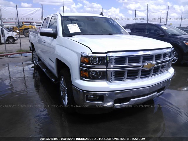 3GCUKSEC9FG485169 - 2015 CHEVROLET SILVERADO K1500 LTZ WHITE photo 1